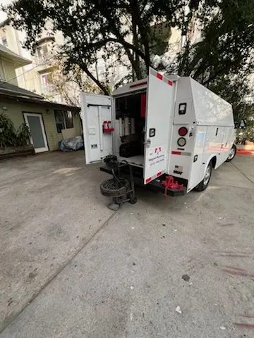 Magnet Plumbing service vehicle on-site for Faucet Repair in Collins Park Estates