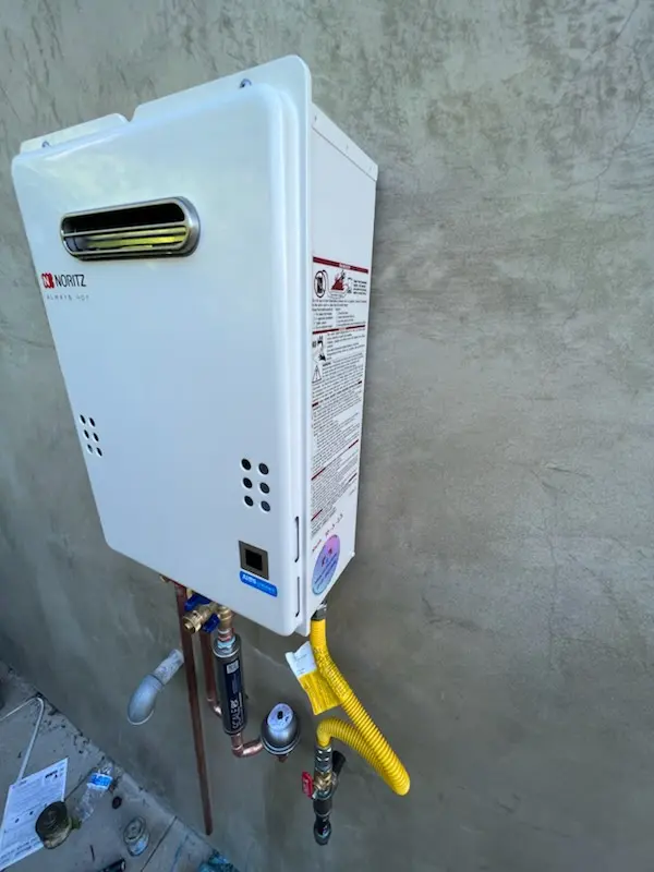 Tankless water heater installation for Collins Park Estates homes