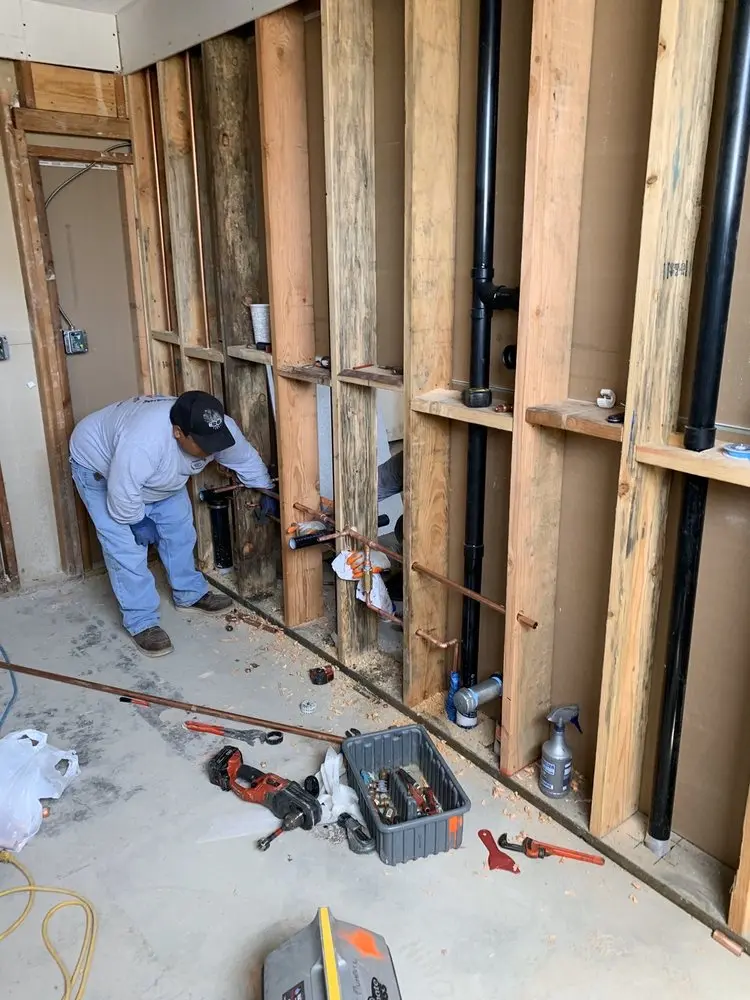 Commercial rough-in plumbing for Water Heater Replacement in Collins Park Estates